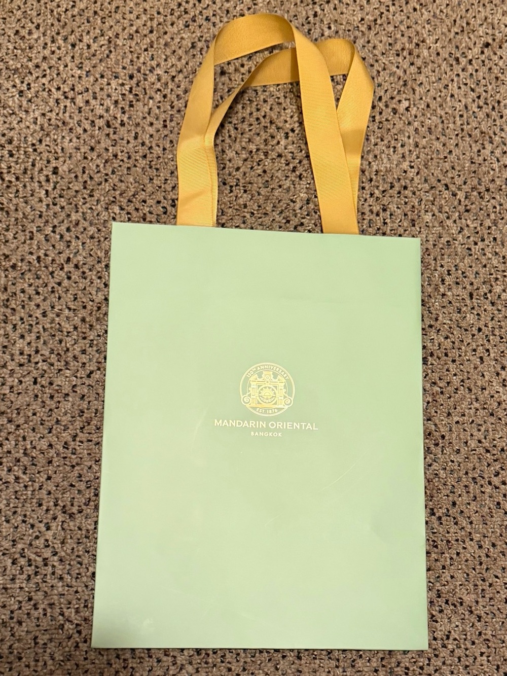 Mandarin Oriental Bangkok 150th Anniversary Luxury Hotel Shopping Gift Bag
